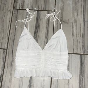 Forever 21 Strip white top